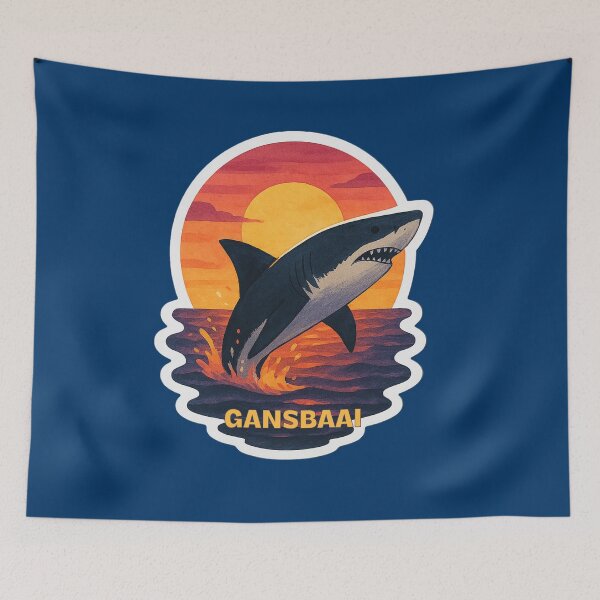 Item preview, Apex Predator of Gansbaai – Great White Shark designed and sold by The Digital Compass.
