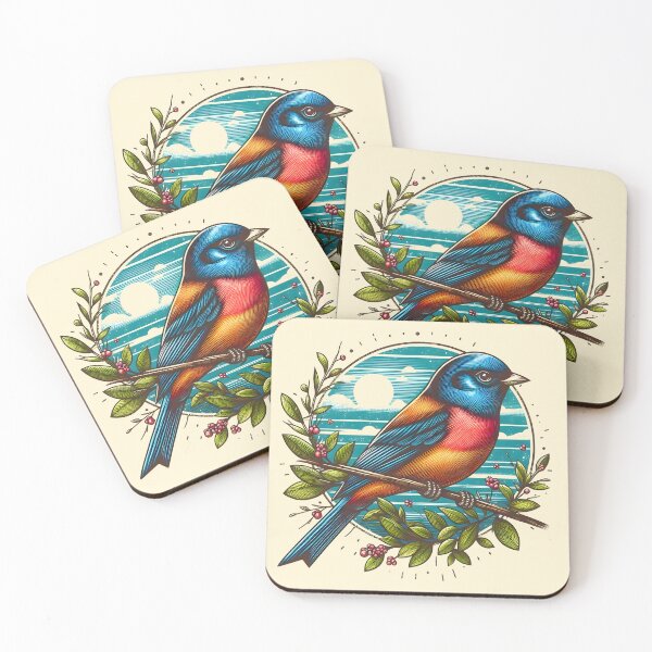 Item preview, Painted Bunting 7 designed and sold by theAVIARY7.