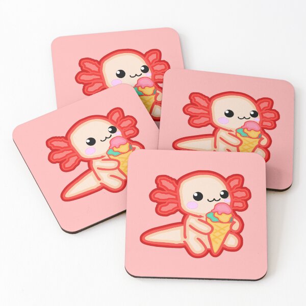 Item preview, Axolotl Loves IceCream designed and sold by fantasmahappy.