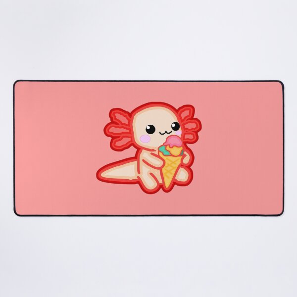 Item preview, Axolotl Loves IceCream designed and sold by fantasmahappy.