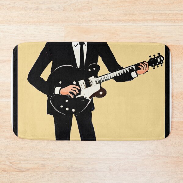 Item preview, Cartoon drawing of George Harrison singing Something in the way she moves designed and sold by Iasha.