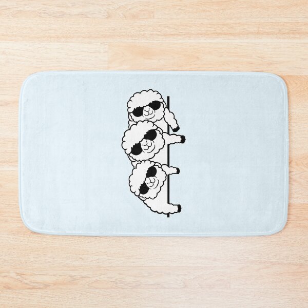 Item preview, 3 Dj Sheep Behind Wall Looking Sideways Friends designed and sold by shirt-o-mat.