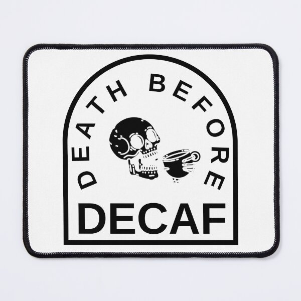Item preview, Death Before Decaf - Vintage Coffee Design | Barista Gift designed and sold by tarzbol.