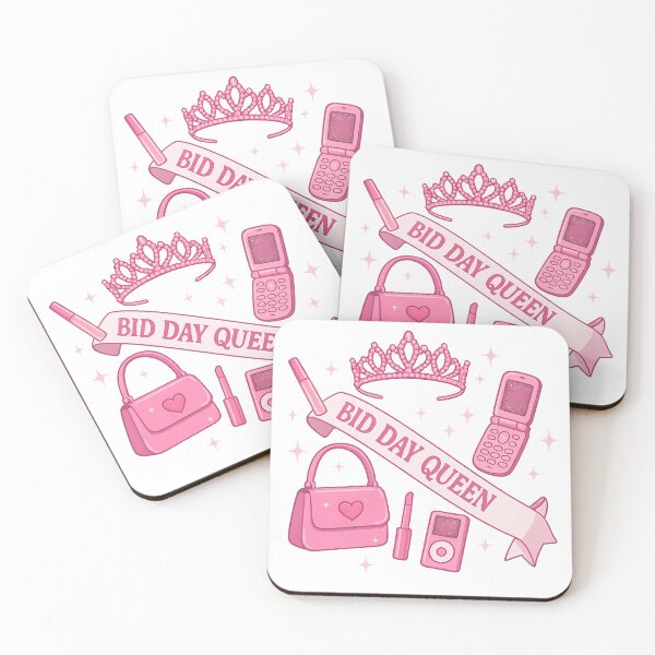 Item preview, Bid Day Queen – Y2K Sorority Essentials Sticker designed and sold by summer-loving.