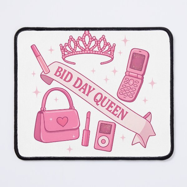 Item preview, Bid Day Queen – Y2K Sorority Essentials Sticker designed and sold by summer-loving.