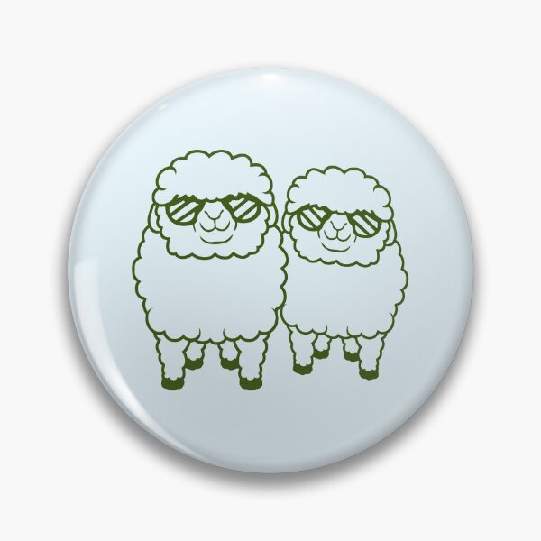 Item preview, 2 Sheep Sunglasses Party Cool Team Friends DJ Crew designed and sold by shirt-o-mat.