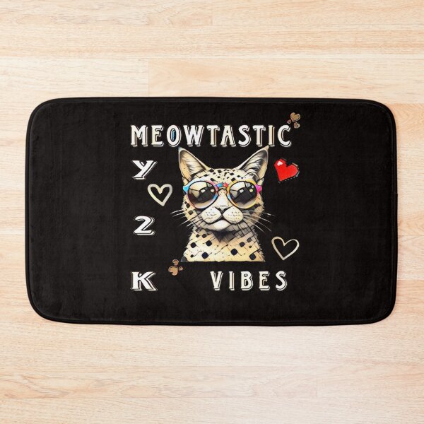 Item preview, Cool Cat – Meowtastic Y2K Vibes Sticker designed and sold by CosmicSplendor.