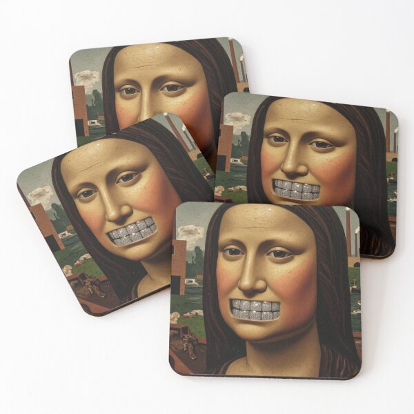 Item preview, Mona Lisa with a Grill – Urban Renaissance Art designed and sold by MHprinting.