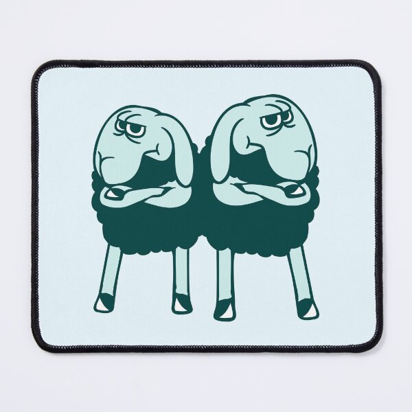 Item preview, 2 Sheep Crossed Arms Offended Friends Team Crew designed and sold by shirt-o-mat.