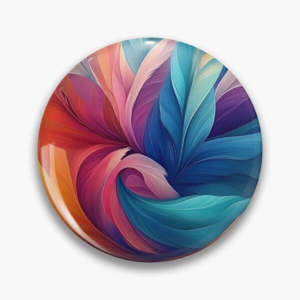 Item preview, Colorful feathers swirling in the wind designed and sold by GhadeerGhonaim.
