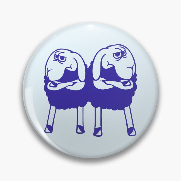 Item preview, 2 Sheep Crossed Arms Offended Friends Team Crew designed and sold by shirt-o-mat.