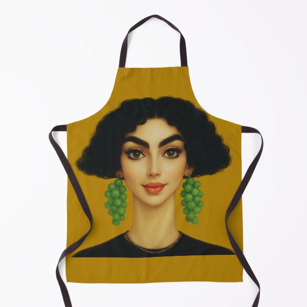Item preview, Grape Earrings Portrait – Bold Modern Classic designed and sold by MaPerle.