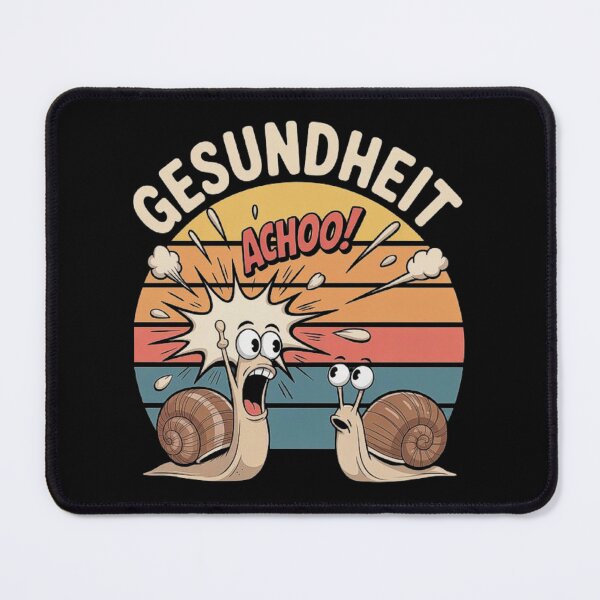 Item preview, Funny Sneezing Snail Cartoon – Gesundheit Sneeze Joke Retro Design designed and sold by love3617.