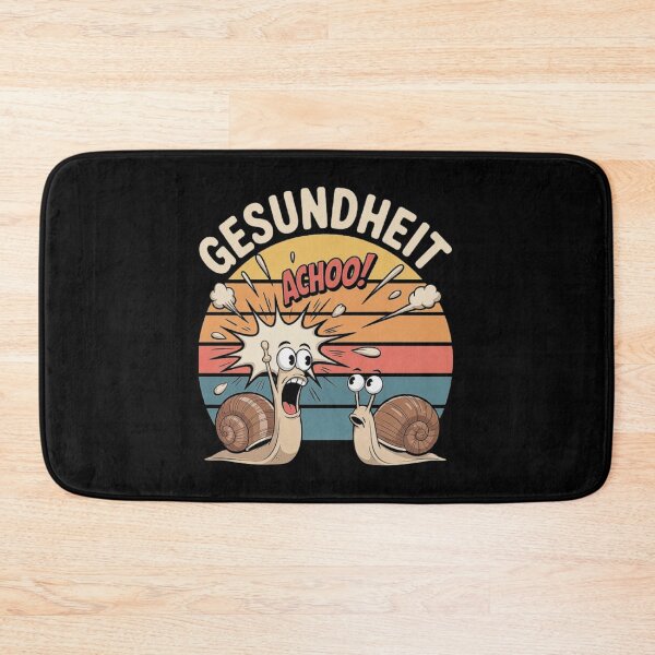 Item preview, Funny Sneezing Snail Cartoon – Gesundheit Sneeze Joke Retro Design designed and sold by love3617.