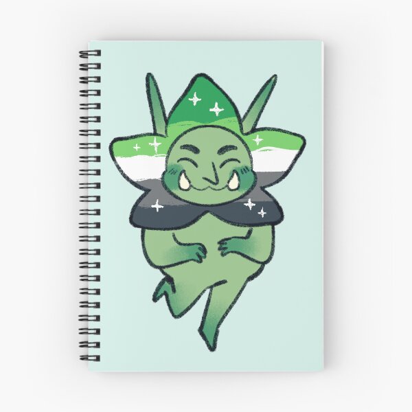 Item preview, Aromantic Goblin - Starflower Pride Collection  designed and sold by Lilaeleaf.