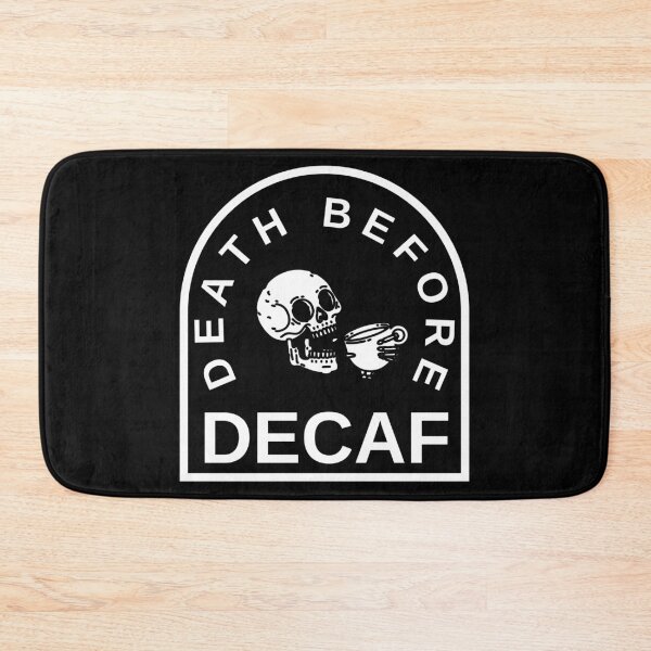Item preview, Death Before Decaf - Vintage Coffee Design | Barista Gift #1 designed and sold by tarzbol.