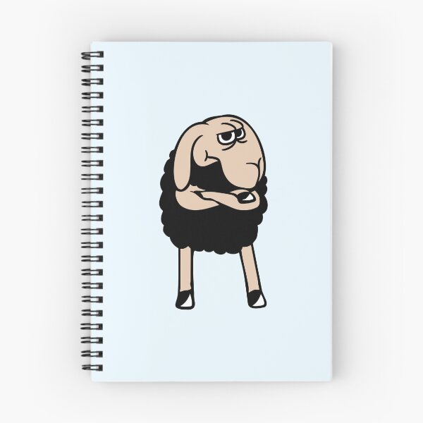 Item preview, Black Sheep Crossed Arms Offended Mad Bitter Mood designed and sold by shirt-o-mat.