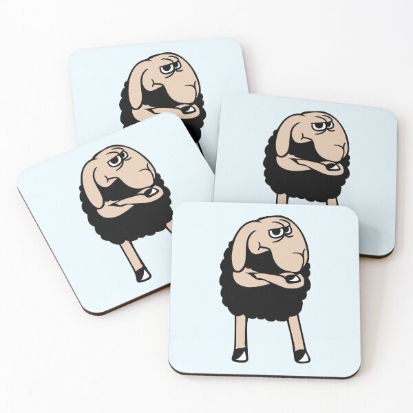 Item preview, Black Sheep Crossed Arms Offended Mad Bitter Mood designed and sold by shirt-o-mat.