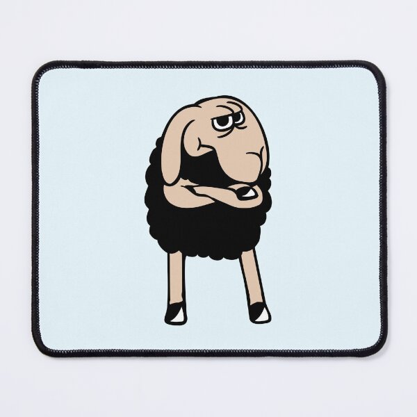 Item preview, Black Sheep Crossed Arms Offended Mad Bitter Mood designed and sold by shirt-o-mat.