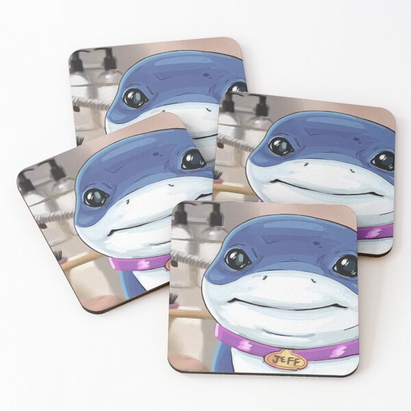 Item preview, Jeff the Land Shark blank stare /  looking straight designed and sold by Sell Out Core.