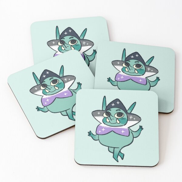 Item preview, Asexual Goblin - Starflower Pride Collection  designed and sold by Lilaeleaf.