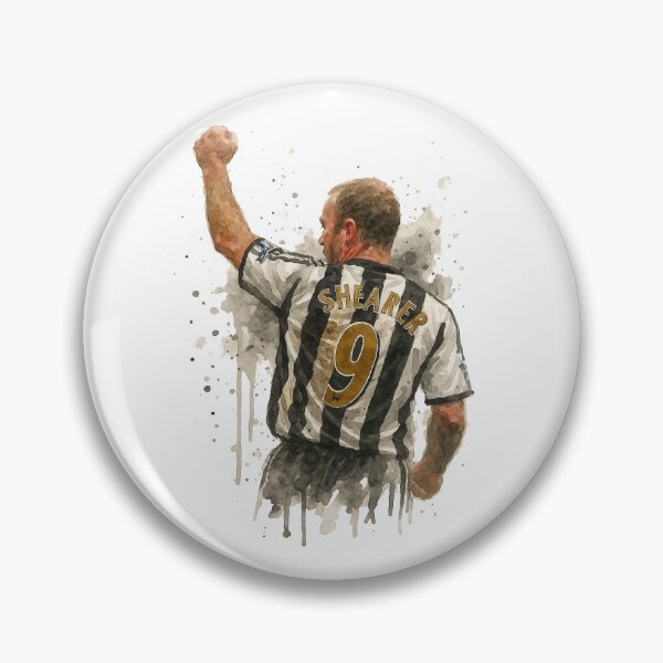 Item preview, Alan Shearer - Watercolour designed and sold by curseofkazar.