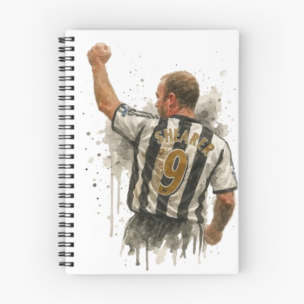 Item preview, Alan Shearer - Watercolour designed and sold by curseofkazar.