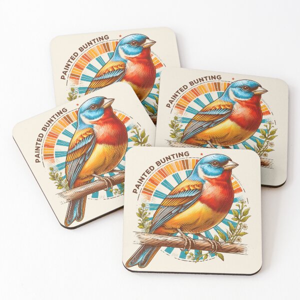 Item preview, Painted Bunting 8 designed and sold by theAVIARY7.