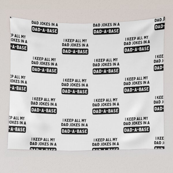 Item preview, Funny Dad (Dad Jokes - Dadabase) / Gift for dads, Gift for fathers - Black designed and sold by SabbaticalSteve.