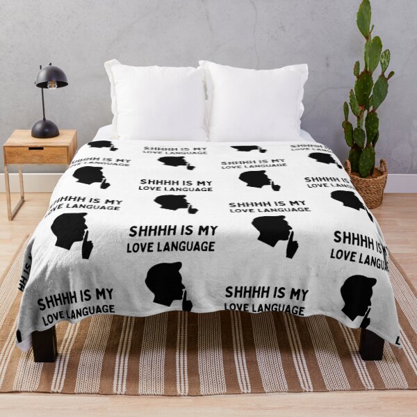 Item preview, Shhh Is My Love Language | Funny Librarian | Book Lover | Reading Humor - Male/Black designed and sold by SabbaticalSteve.