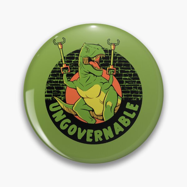 Item preview, Become Ungovernable Funny Dinosaur by Tobe Fonseca designed and sold by Tobe Fonseca®.