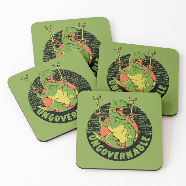 Item preview, Become Ungovernable Funny Dinosaur by Tobe Fonseca designed and sold by Tobe Fonseca®.