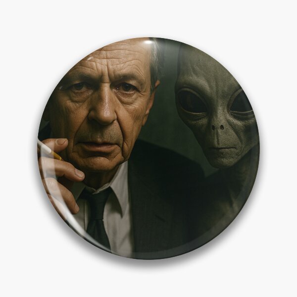 Item preview, The Smoking Man and ET designed and sold by Abducted Treasures.