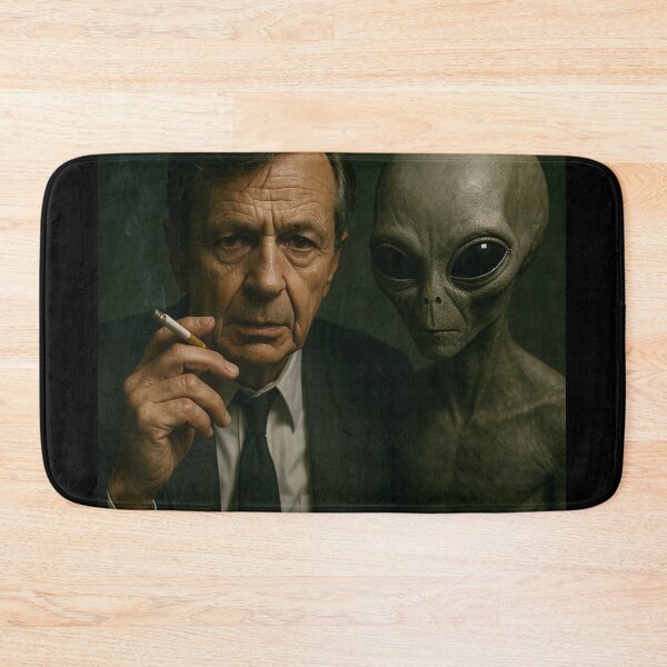 Item preview, The Smoking Man and ET designed and sold by Abducted Treasures.