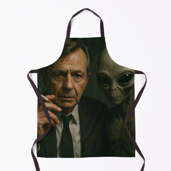 Item preview, The Smoking Man and ET designed and sold by Abducted Treasures.