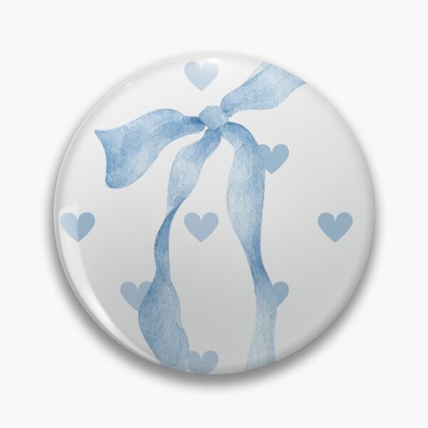 Item preview, Blue Bow with Hearts iPhone Case  designed and sold by snowballsshop.