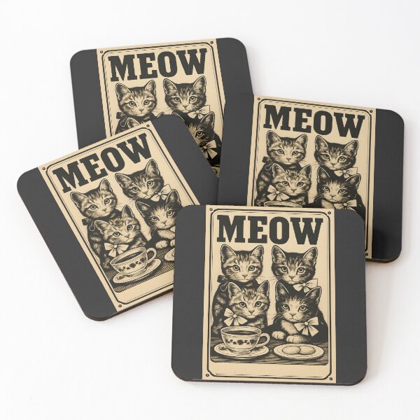 Item preview, VINTAGE KITTENS WEARING BOWS designed and sold by Skeelo702.