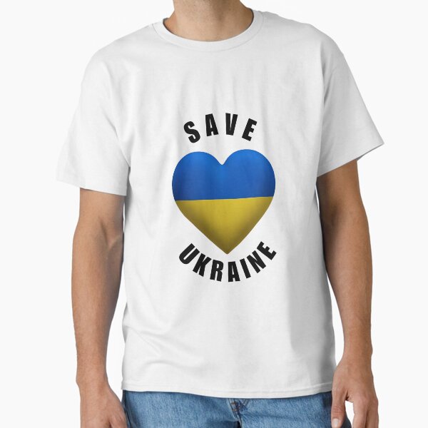 Item preview, Heart shaped Ukranian flag,showing support for Ukraine designed and sold by TBWCREATIONS.