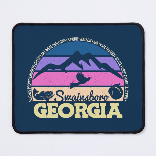 Item preview, Swainsboro Georgia Sunset Retro Vintage Local Pride Logo designed and sold by CRHPOD20.