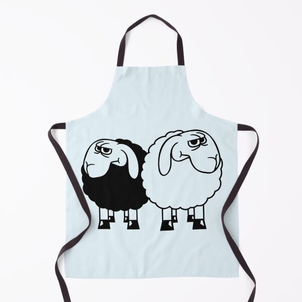 Item preview, 2 Sheep Looking Skeptical Offended Friends Team designed and sold by shirt-o-mat.