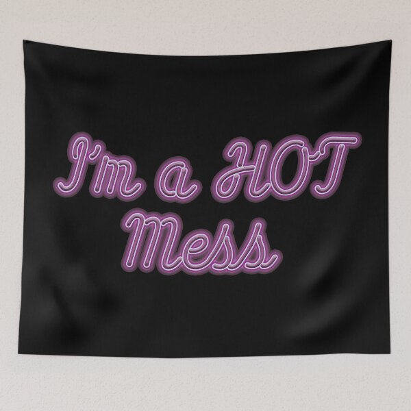 Item preview, Hot mess pink designed and sold by WordyDreams.
