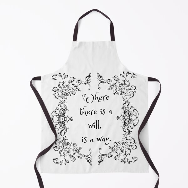 Item preview, Where There is a Will, is a Way - Black designed and sold by BeWilDesigns.