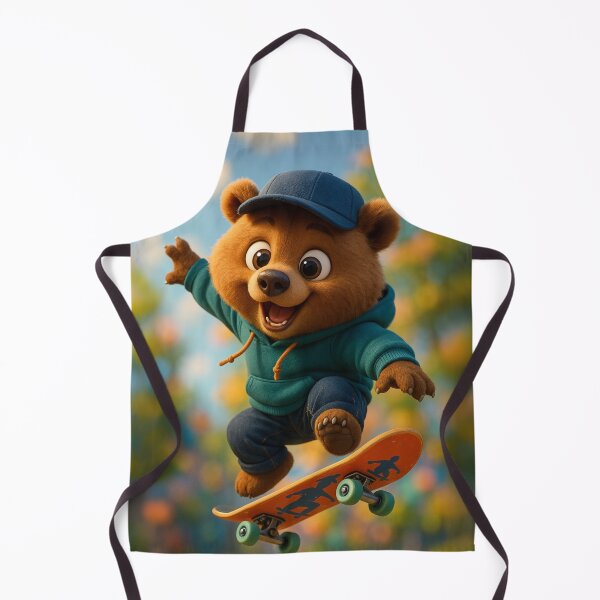 Item preview, Skater Kodiak Bear designed and sold by Sillytoe.