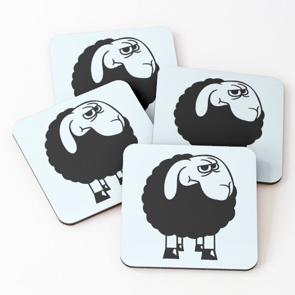 Item preview, Black Sheep Skeptical Critical Suspicious Stares designed and sold by shirt-o-mat.