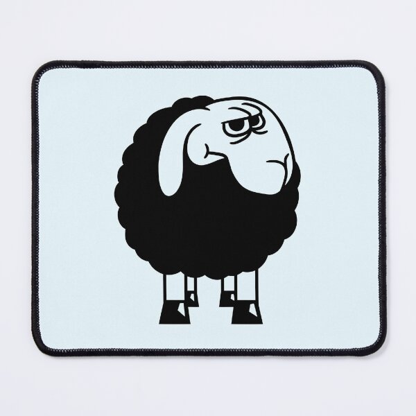 Item preview, Black Sheep Skeptical Critical Suspicious Stares designed and sold by shirt-o-mat.