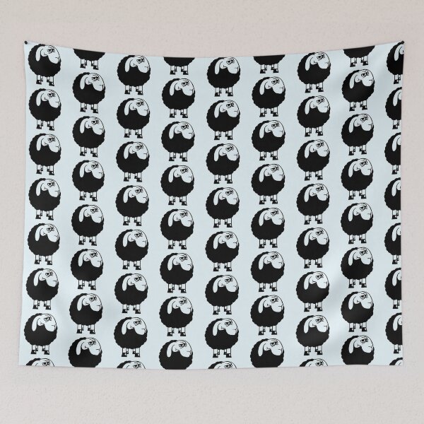 Item preview, Black Sheep Skeptical Critical Suspicious Stares designed and sold by shirt-o-mat.