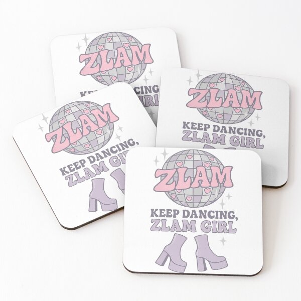 Artikelvorschau, Tanz weiter, ZLAM-Mädchen – Disco-Spiegelkugel Sticker entworfen und verkauft von summer-loving.