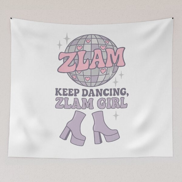 Item preview, Keep Dancing, ZLAM Girl – Disco Mirrorball Sticker designed and sold by summer-loving.