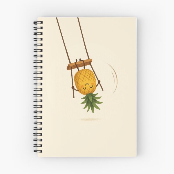 Item preview, Pineapple upside-down on a swing designed and sold by Brain Fart Buffet.