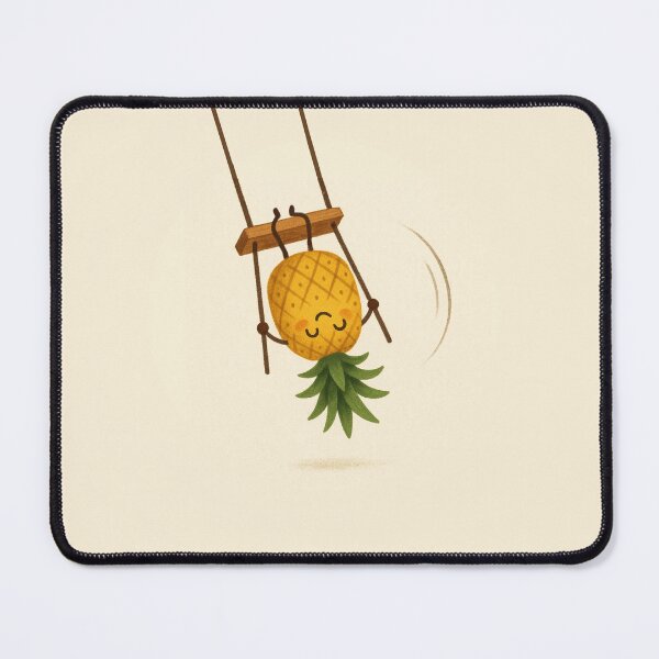 Item preview, Pineapple upside-down on a swing designed and sold by Brain Fart Buffet.